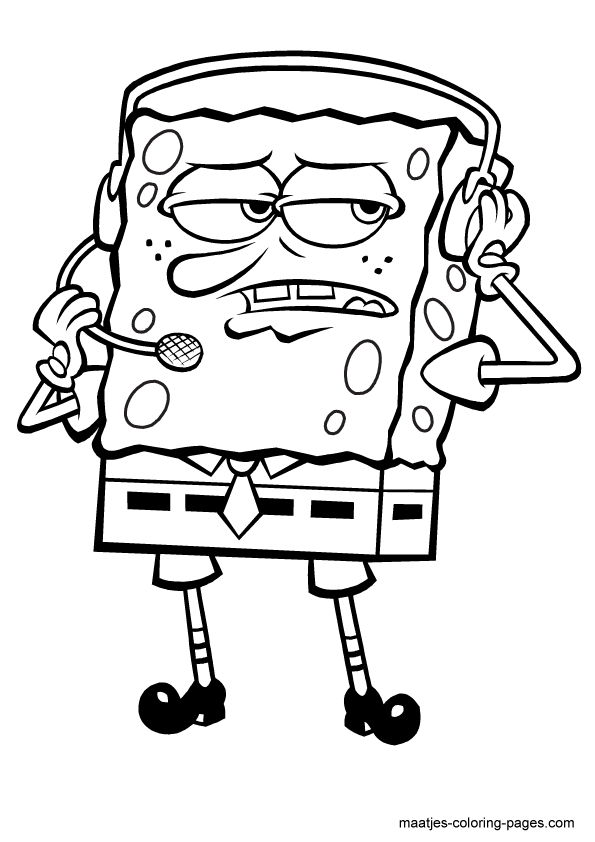 Sponge Bob kolorowanki